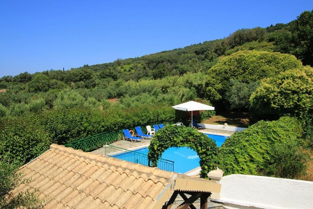 Pool Villa Grigoris Aspiotades Bagian luar foto